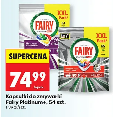 Kapsułki do zmywarki Platinum+ promocja w Biedronka