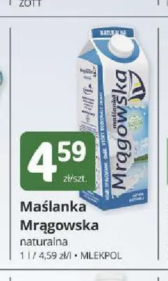 Maślanka Mrągowska naturalna promocja w Marketvita