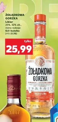 Likier Żołądkowa Gorzka 25%, 32% alk. promocja w Kaufland