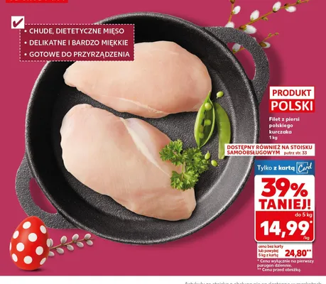 Filet z piersi polskiego kurczaka promocja w Kaufland