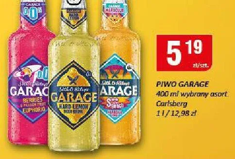 Piwo Garage promocja w Chorten