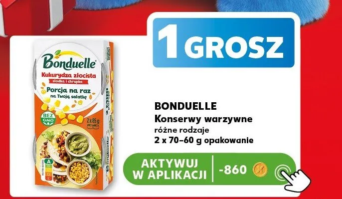 Kukurydza złocista słodka i chrupka BONDUELLE promocja w Kaufland