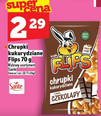 Chrupki kukurydziane Flips promocja w TOPAZ