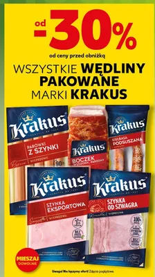 Wędliny pakowane boczek cygański promocja w Kaufland