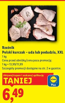 Polski kurczak - uda XXL promocja w Lidl