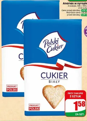 Cukier biały Polski Cukier promocja w Dino