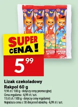 Lizak czekoladowy promocja w Twój Market