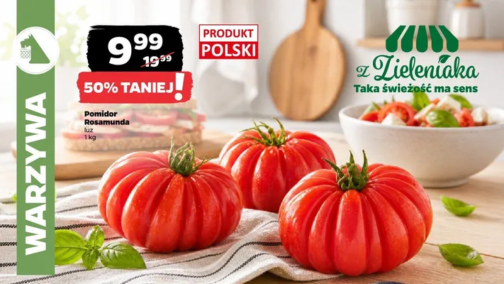 Pomidor Rosamunda polski promocja w Netto