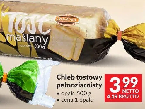 Chleb tostowy maślany Oskroba promocja w Makro