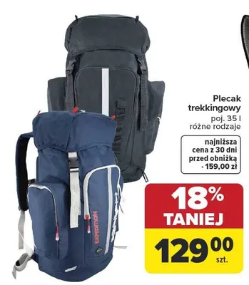 Plecak trekkingowy Expedition poj. 35l promocja w Carrefour