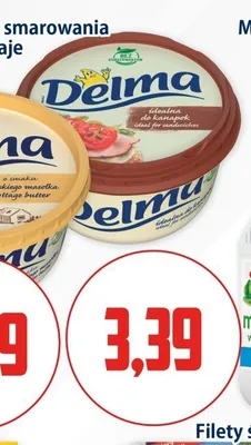 Margaryna Delma idealna do kanapek promocja w Kupiec