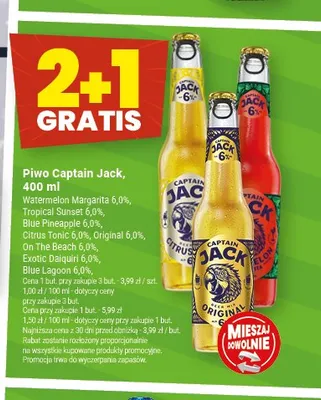 Piwo Captain Jack Exotic Daiquiri promocja w Twój Market