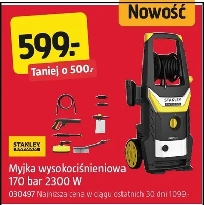 Myjka wysokociśnieniowa 170bar 2300W promocja w Jula
