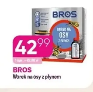 Worek na osy z płynem Bros promocja w Drogerie Koliber