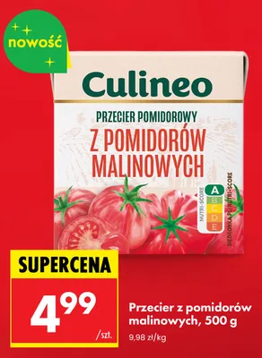 Przecier z pomidorów malinowych Culineo promocja w Biedronka