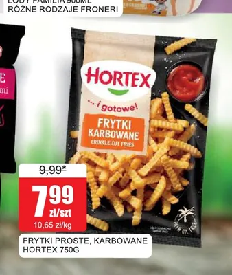 Frytki proste Hortex promocja w Bingo