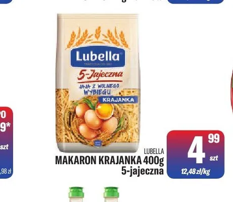 Makaron krajanka Lubella 5-jajeczna promocja w Tomi Markt