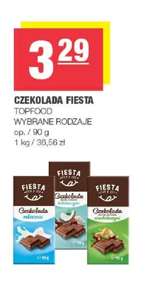 Czekolada Fiesta mleczna z kremem arachidowym promocja w SPAR