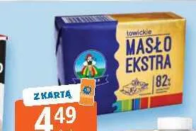Masło ekstra Łowicz promocja w Leclerc