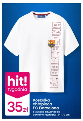 Koszulka chłopięca FC Barcelona promocja w Pepco