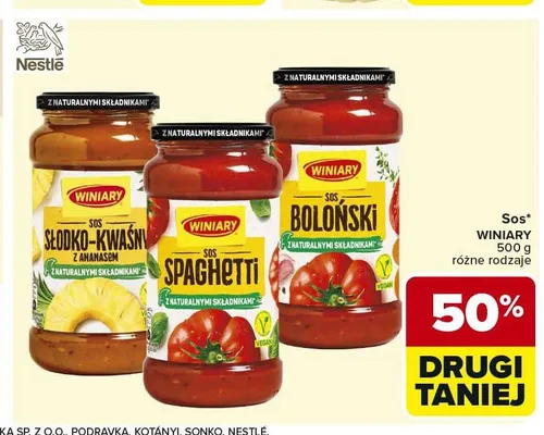 Sos słodko-kwaśny WINIARY promocja w Carrefour