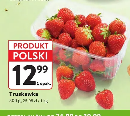 Truskawki promocja w Intermarche