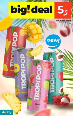 Napój gazowany Tropipop Guava promocja w Dealz