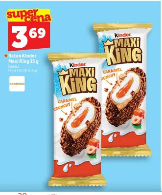 Baton Kinder Maxi King promocja w TOPAZ