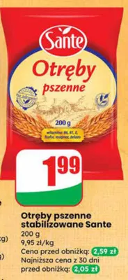 Otręby pszenne stabilizowane promocja w Dino