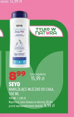 Nawilżające mleczko do ciała Seyo promocja w Drogerie Natura