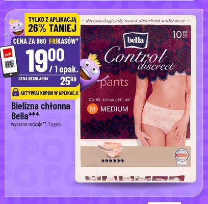 Bielizna chłonna Bella promocja w POLOmarket
