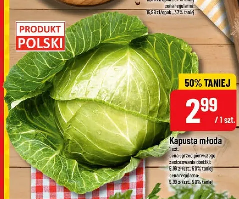 Kapusta młoda polska promocja w POLOmarket