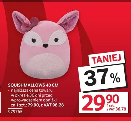 Squishmallows 40cm promocja w Selgros