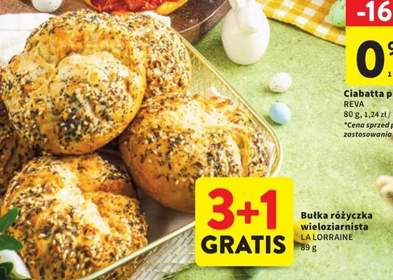 Bułka różyczka wieloziarnista promocja w Intermarche