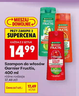 Szampon do włosów Garnier Fructis promocja w Biedronka