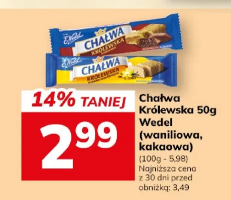 Chałwa Królewska waniliowa promocja w Hitpol