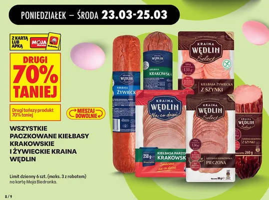 Kiełbasa krakowska promocja w Biedronka