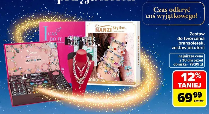 Zestaw biżuterii promocja w Carrefour