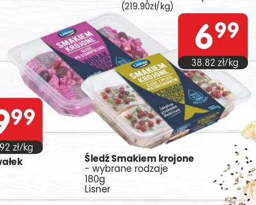 Śledź Smakiem krojone Lisner promocja w Market Point
