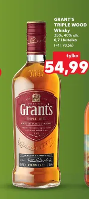 Whisky Grant's Triple Wood promocja w Kaufland