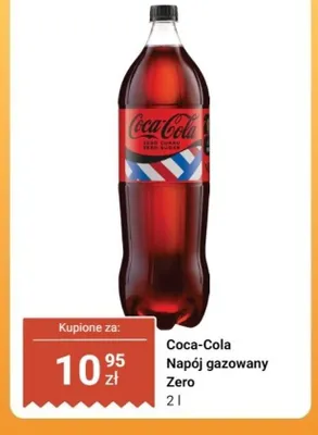 Napój gazowany Coca-Cola Zero promocja w Dino
