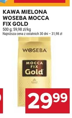 Kawa mielona Woseba Mocca Fix Gold promocja w Stokrotka