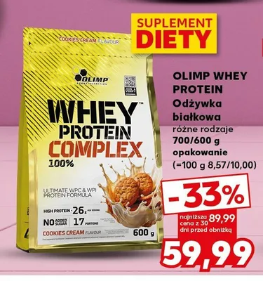 Odżywka białkowa OLIMP WHEY PROTEIN promocja w Kaufland