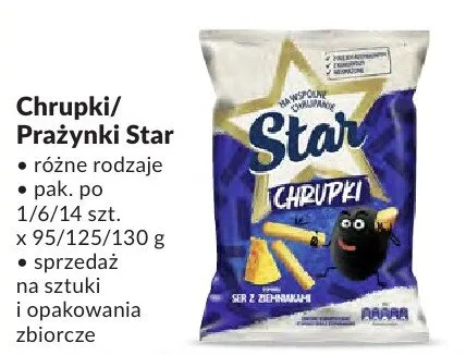 Chrupki Prażynki Star promocja w Makro