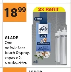 Zapas do odświeżacza powietrza One Touch & Spray Glade 2-pak promocja w Drogerie Laboo