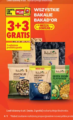 Orzeszki ziemne smażone solone Bakad'Or promocja w Biedronka