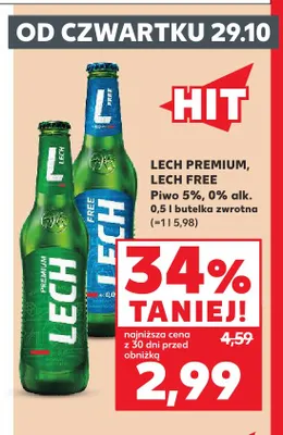 Piwo Lech Premium promocja w Kaufland
