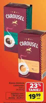 Kawa mielona promocja w Carrefour Market