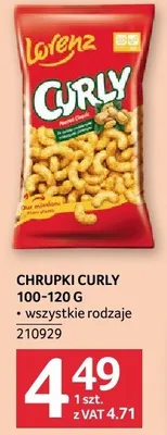 Chipsy Curly 100-120 g promocja w Selgros