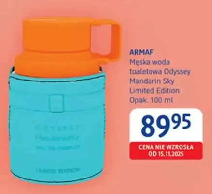 Męska woda toaletowa Armaf Odyssey Mandarin Sky Limited Edition promocja w Drogerie DM